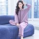 New Style Pajamas Women's Long Sleeves Are Warm And Thickened