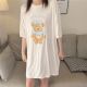 Summer Thin Youth Women's Pajamas Short Sleeve