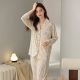 Modal Long Sleeve Cardigan Homewear Suit