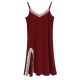 Lace Stitching Sexy Suspender Nightdress Skin-friendly Pajamas