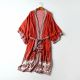 Women's Fashion Cotton Print Loose Casual Tie Kimono