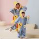 Children's One-piece Pajamas Flannel Thickened For Autumn And Winter