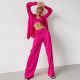 Home Fashion Women's Pajamas Three Piece Set