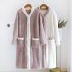 Coral Velvet Night-robe Winter Women's Fleece-lined Thickened Nightdress Long Pajamas