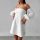 Pure Cotton Soft Tube Top Nightdress Loose Elastic Homewear Short Skirt