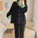 Women's Long-sleeved Cardigan High-grade Simple Fashionable Warm Home