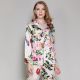 Spring And Autumn Silk Long-Sleeve Home Suit Two-piece