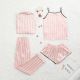 Fashionable Female Ice Four Piece Sling Pajamas For Female