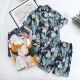 Women's Summer Thin Poplin Pajamas Short-sleeved Shorts Two-piece Set