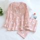 Pure Cotton Gauze Confinement Clothing Thin Kimono Pajamas