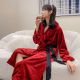 Fleece Warm Coral Fleece Robe Nightdress