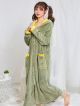 Long Zipper Pajamas Nightdress Home Wear