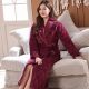 Coral Fleece Thickened And Long Winter Ladies Bathrobe