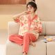 Women's Pajamas Pure Cotton Short-sleeved And Trousers Cardigan Homewear