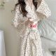 Long Sleeve Nightgown Cute Bear Nightdress Women's Long