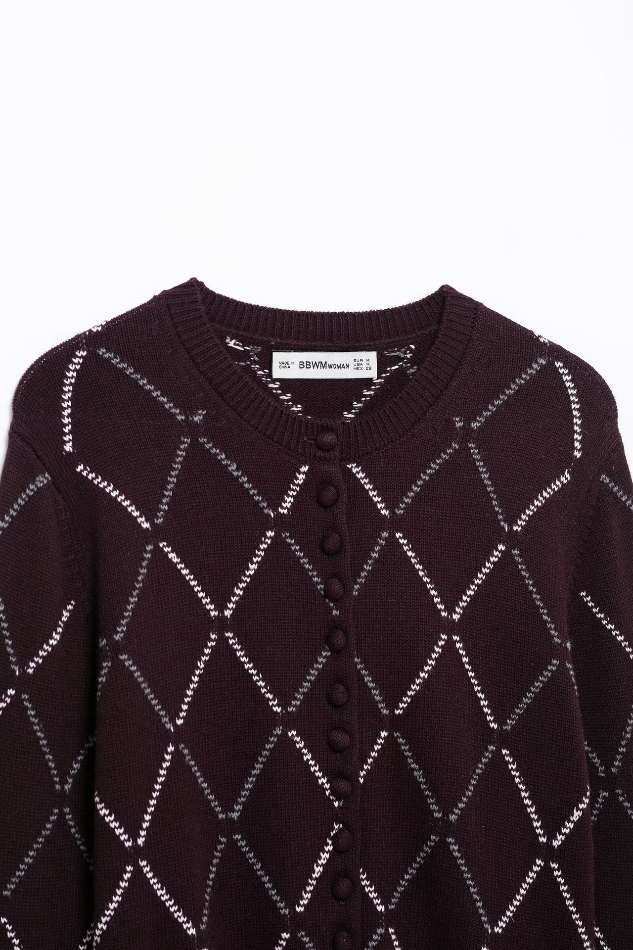 Urban Grid Long Sleeve Sweater