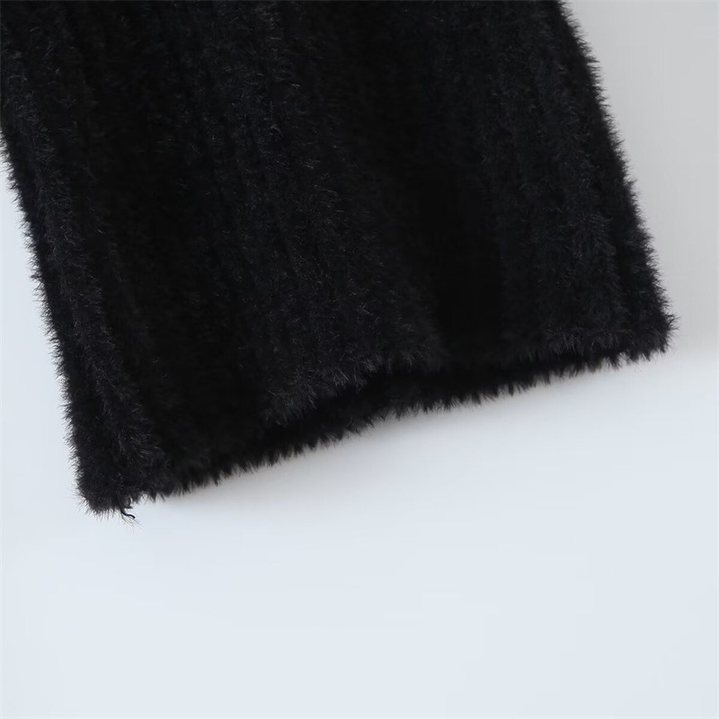 Fashionable and Sexy Style Women's Long Sleeve Hollow Knit Top