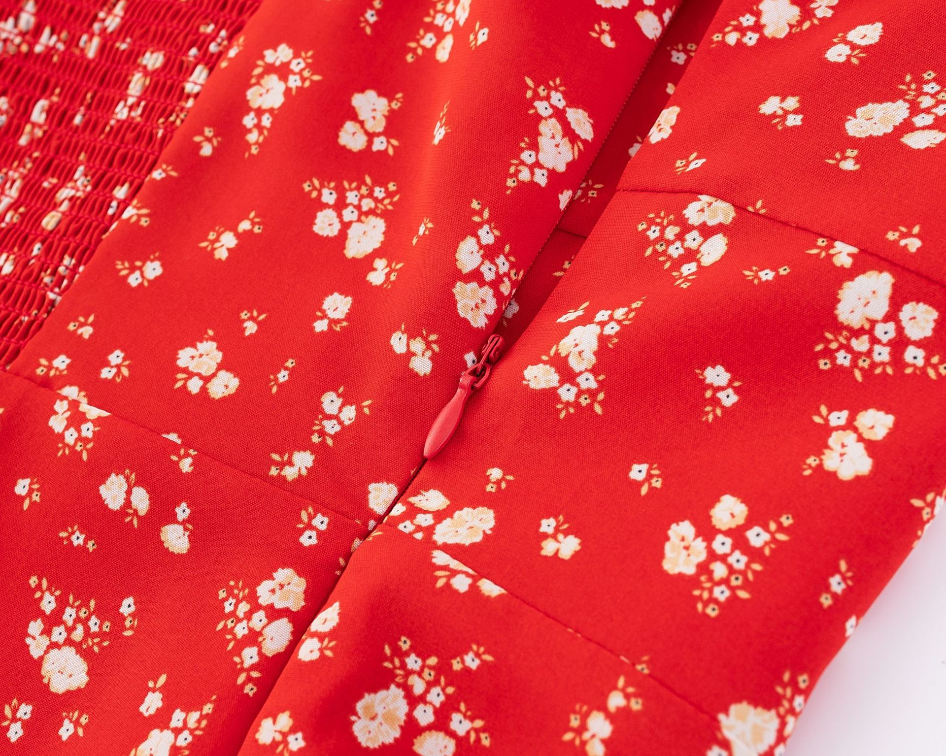 Floral Print Strapless Mini Dress