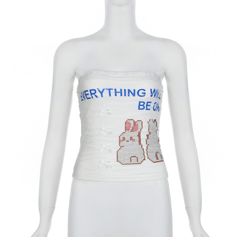 Bodycon Open Back Polyester Crop Top