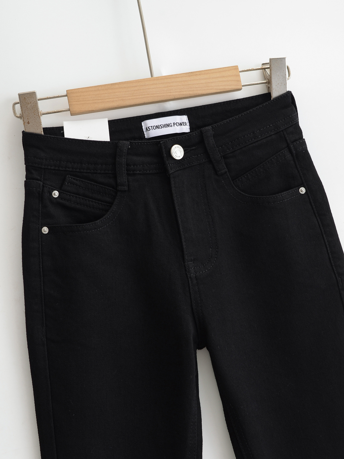 High waisted slim fit leg enhancing pants for children