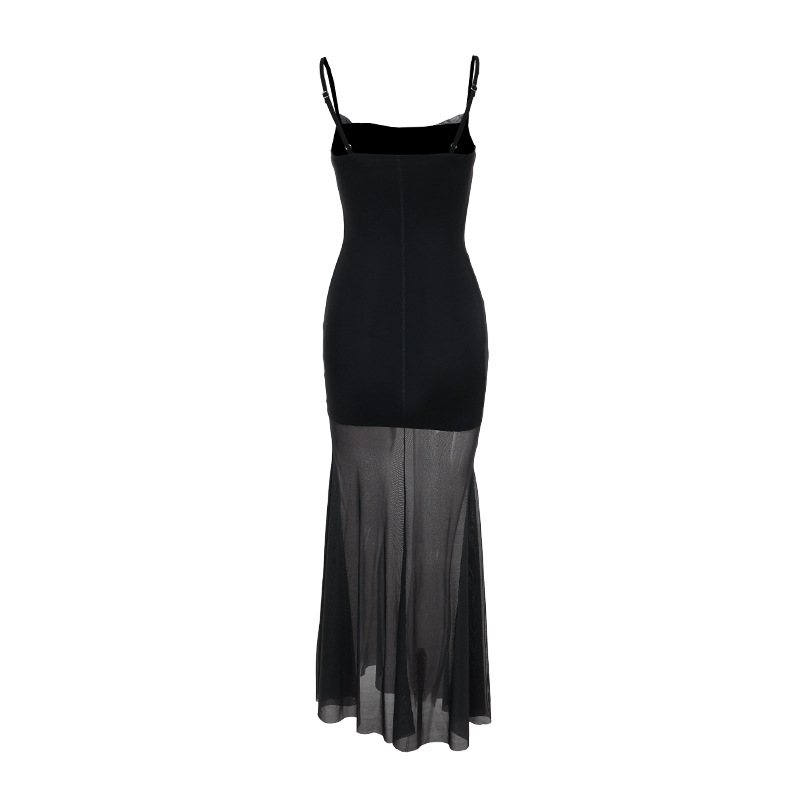 Hooded Sleeveless Skull Streetwear High Waist Bodycon Dress