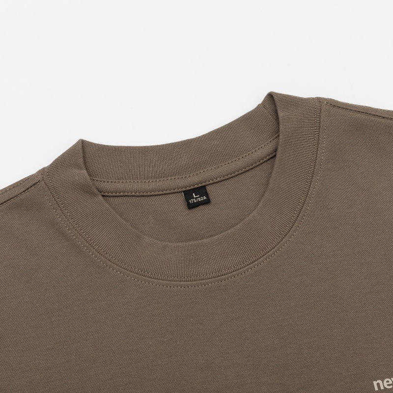 Alphabet Graphic Oversized Cotton Blend T-Shirt