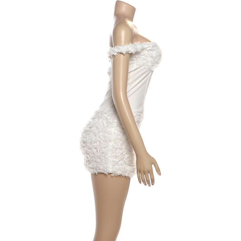 V-Neck Sleeveless Open Back Contouring High Waist Dress