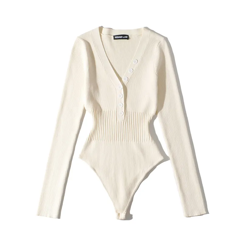 Ladies Cotton Wrist-Length Plunge Snap Stretch-Fitted Body