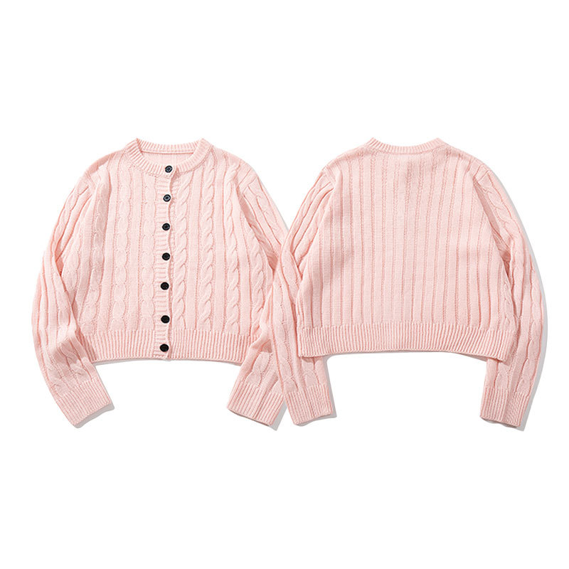 Cute Slim Fit Scoop Knitted Cardigan