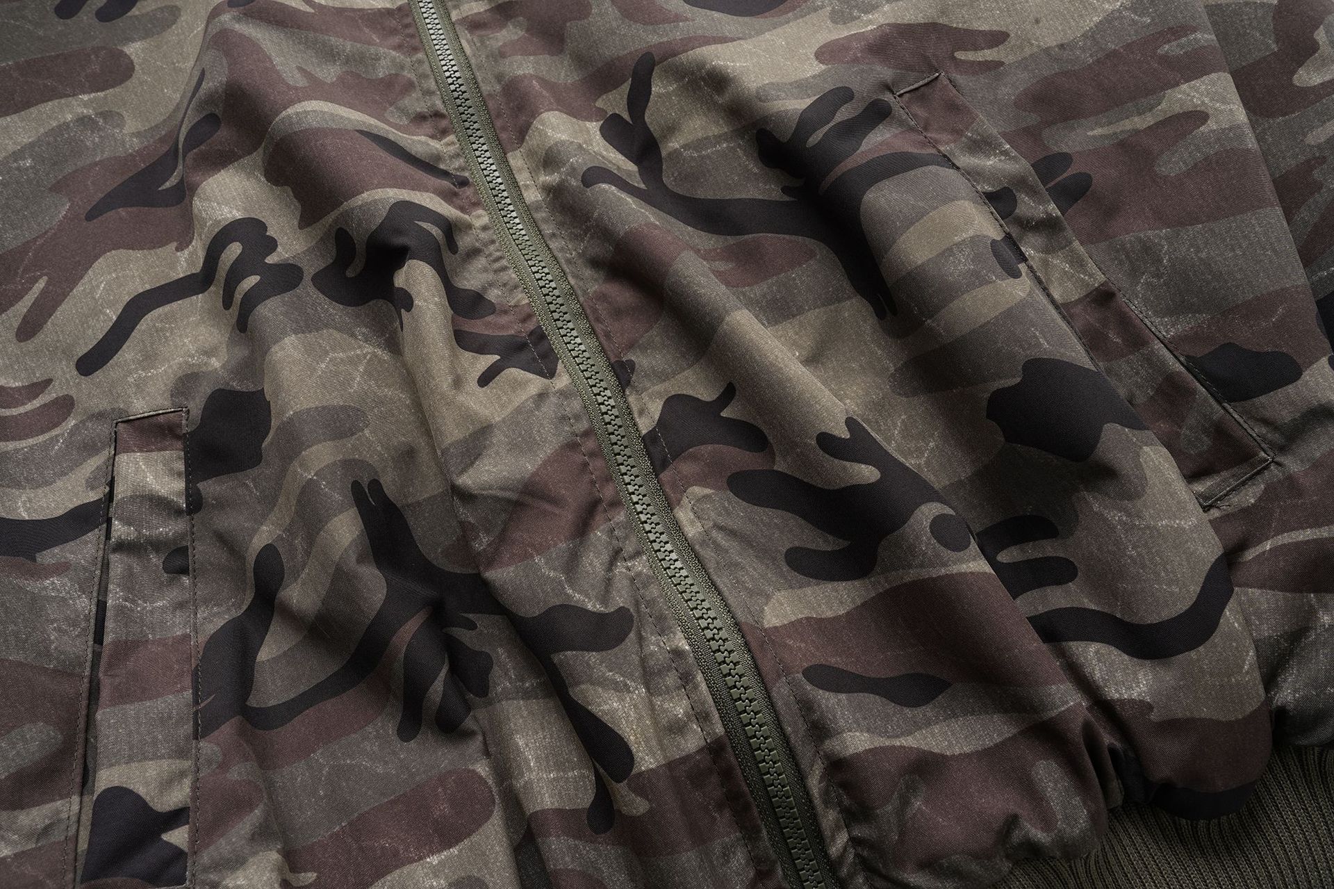 Utility Camo Double-Sided Oversized Hoodie