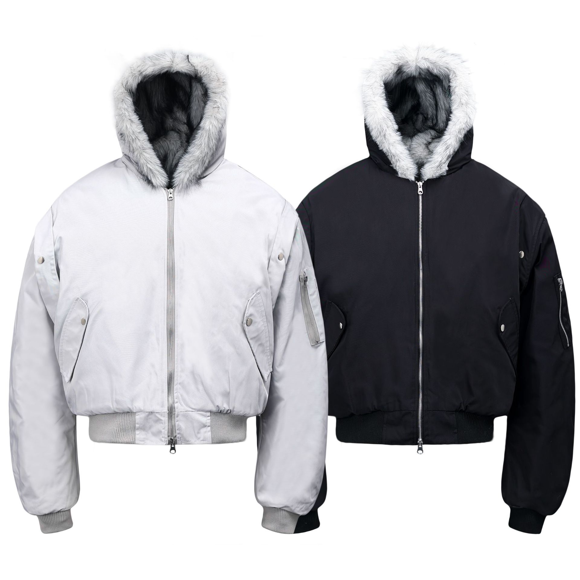 Urban Unstructured Solid Polyester Parka Coat