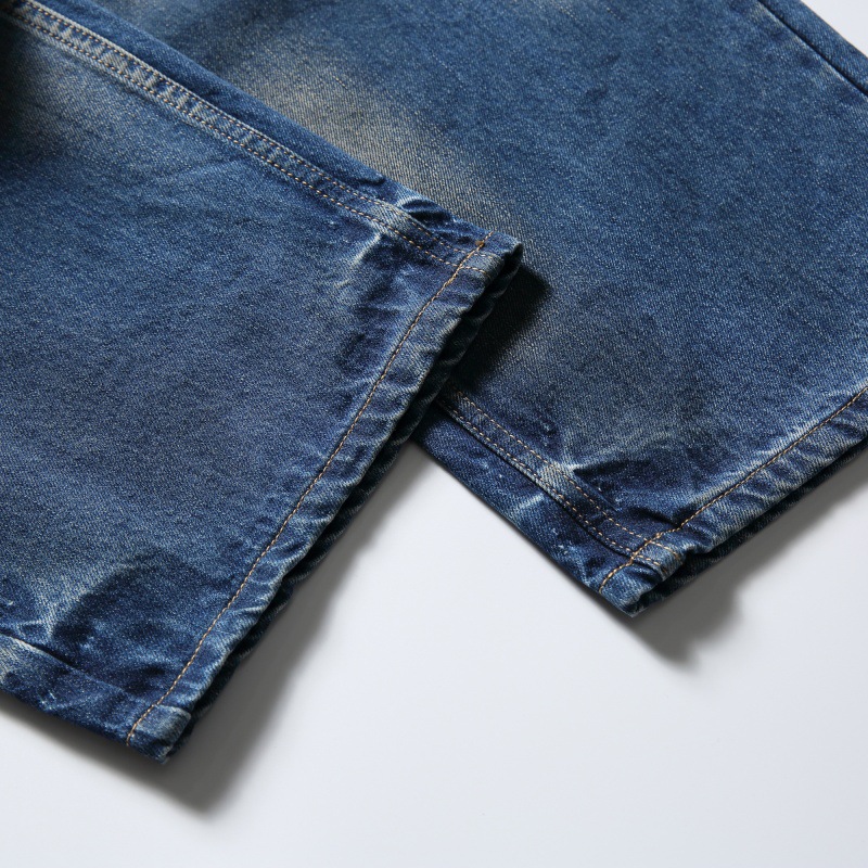 Denim Pants Men Loose Straight Leg Wide Leg Long Pants