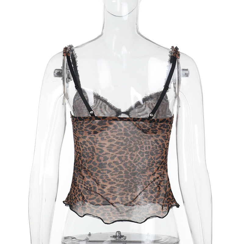 Bold Spotted Push-Up Cropped Waistcoat