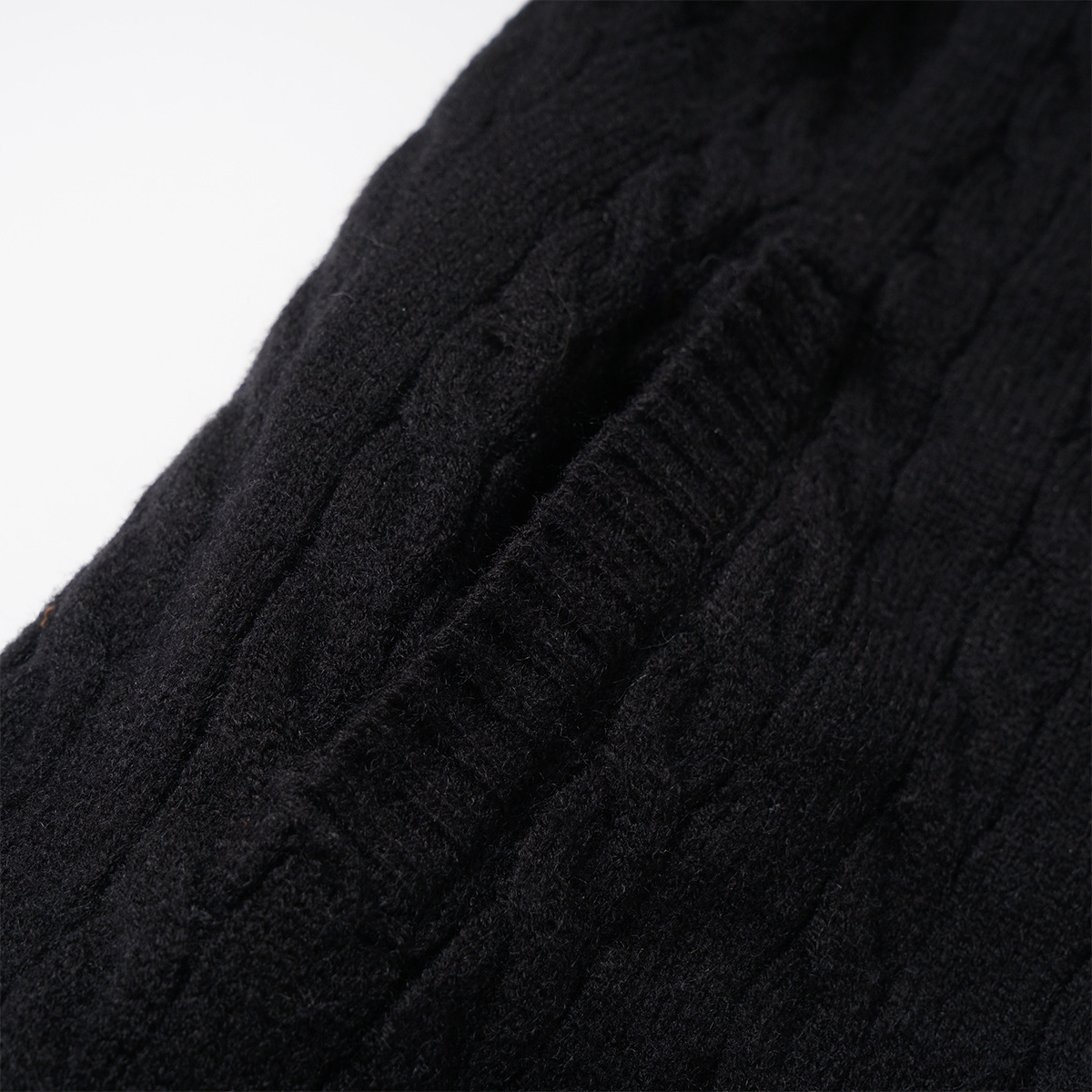 Retro Cotton Blend Zip Front Sweater