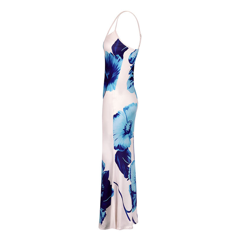 Botanical Pattern Tube Dress