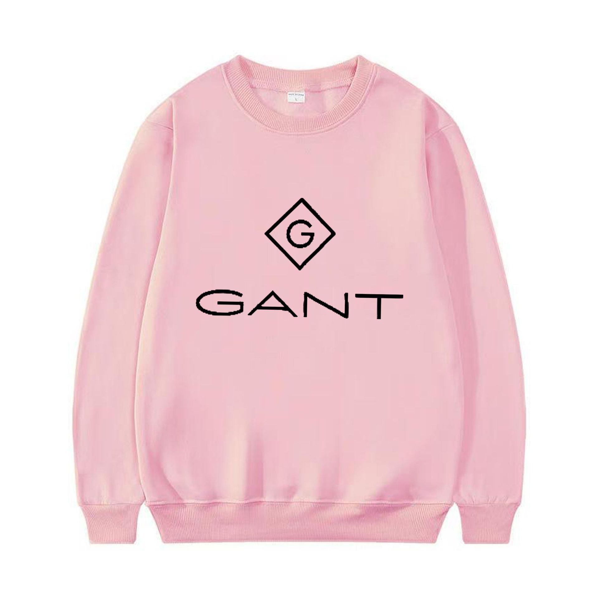 Korean Letter Print Loose Fit Sweatshirt