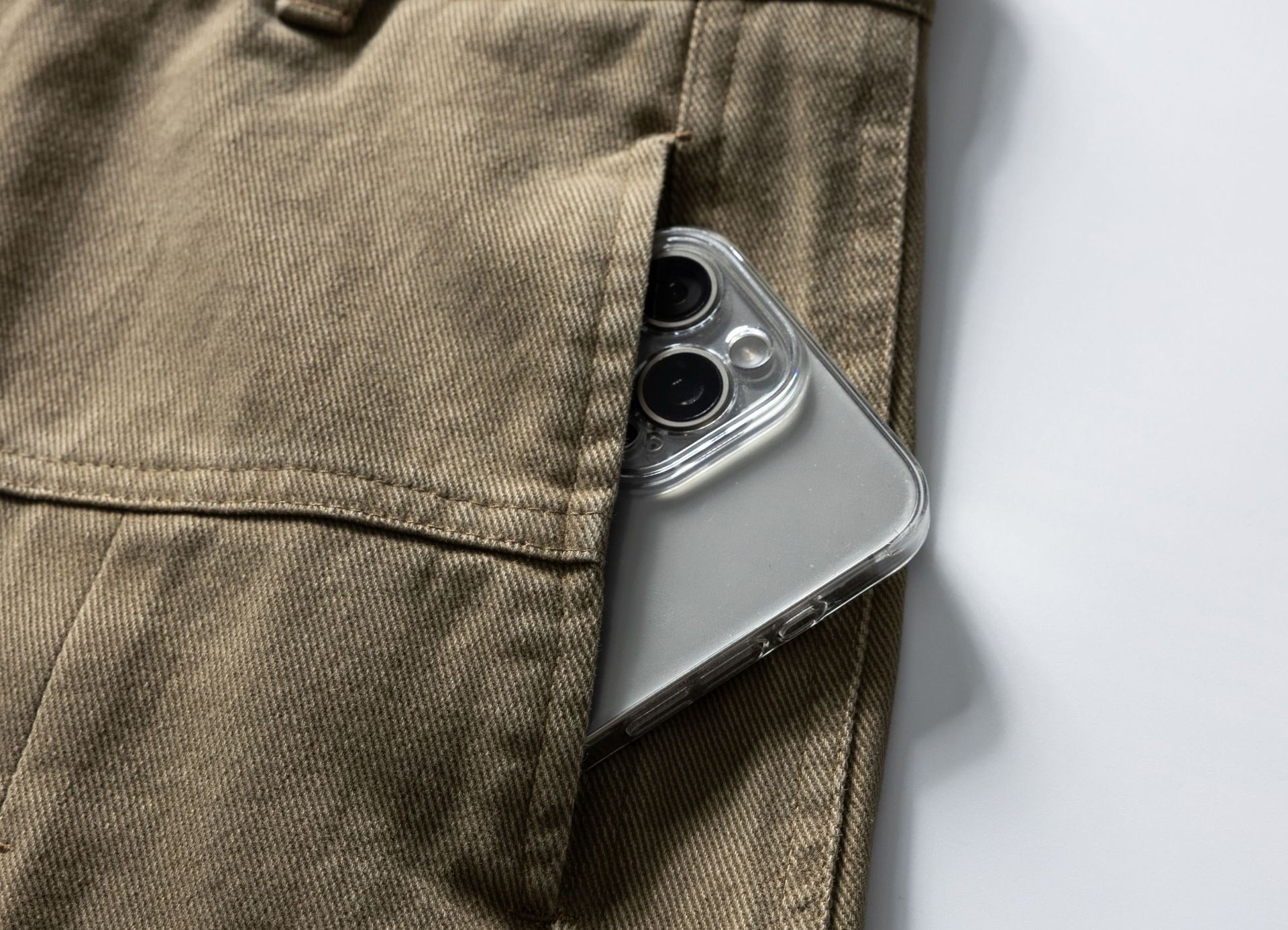 Distressed Straight Leg Cargo Pants Long Trousers