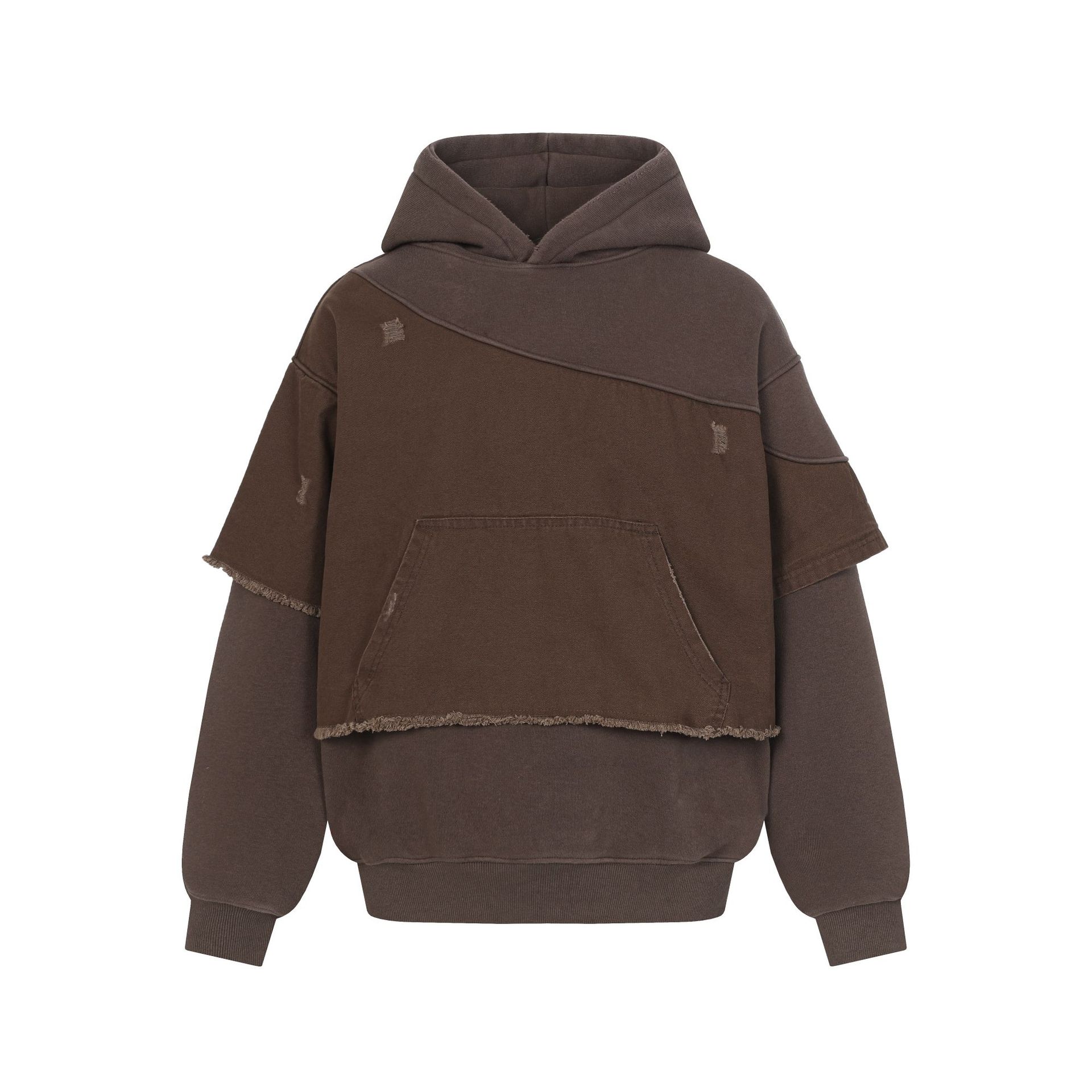 American Retro Cotton Graphic Hoodie