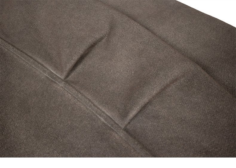Chunky Vintage Plain Cotton Hoodie