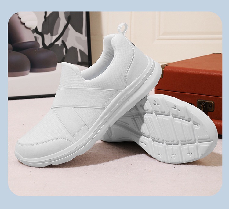 Elastic band breathable sports casual one foot women's shoes