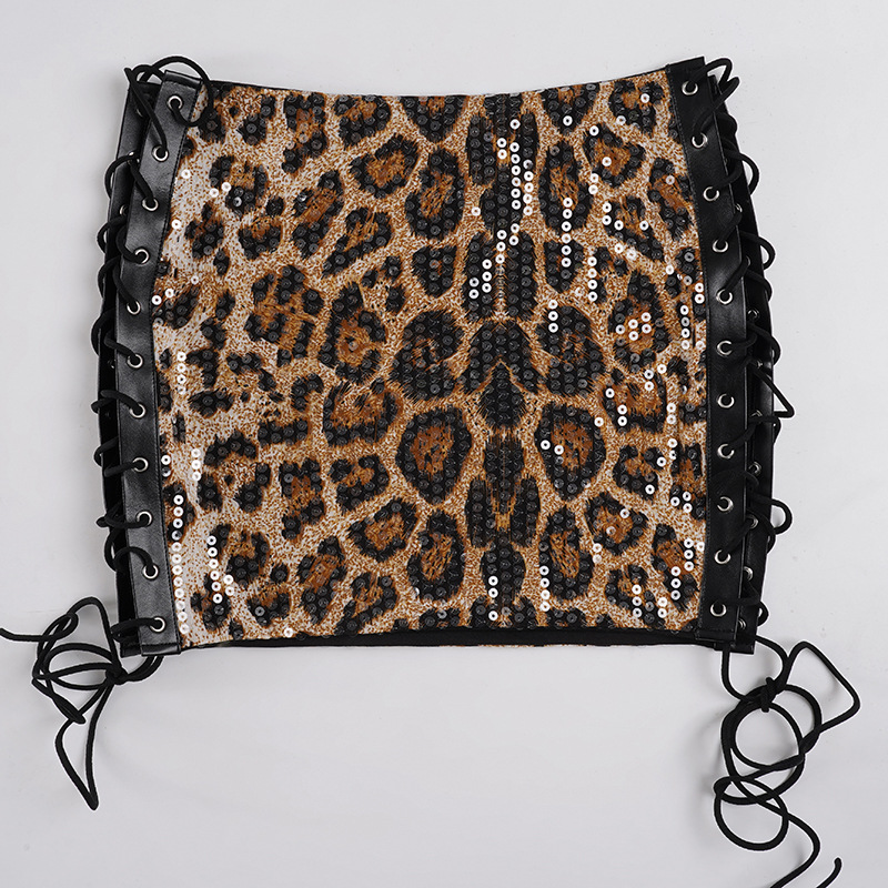 A-Line Animal Glitter Skirt