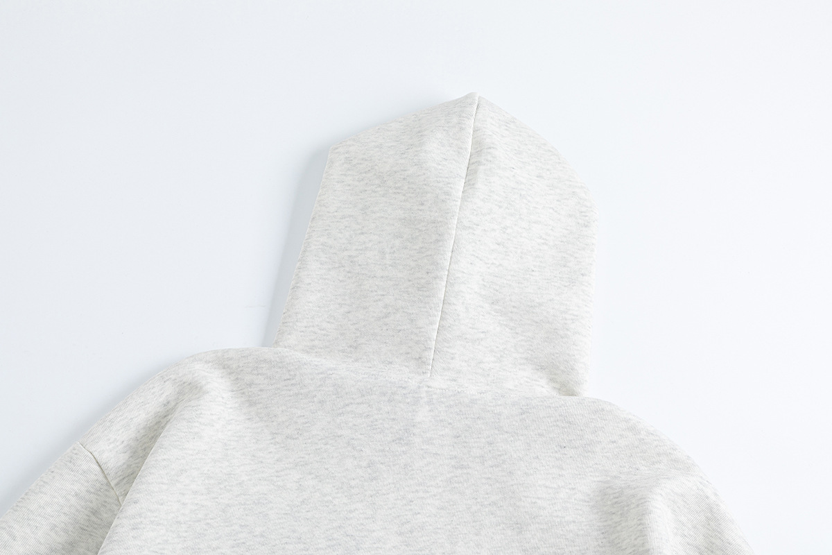 Long Sleeve Playful Stitching Vintage Cotton Hoodie