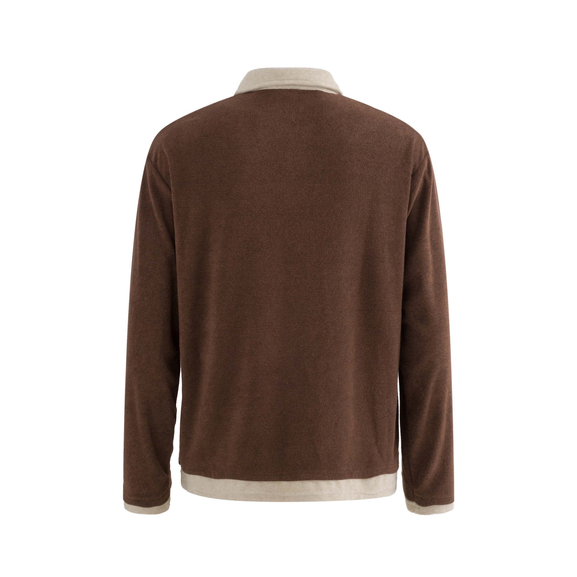 Urban Cotton Blend Panel Relaxed Polo