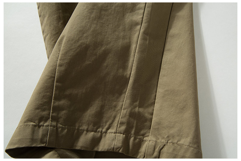Solid Color Rope Detail Loose Straight Leg Pants Casual Wide Leg Trousers