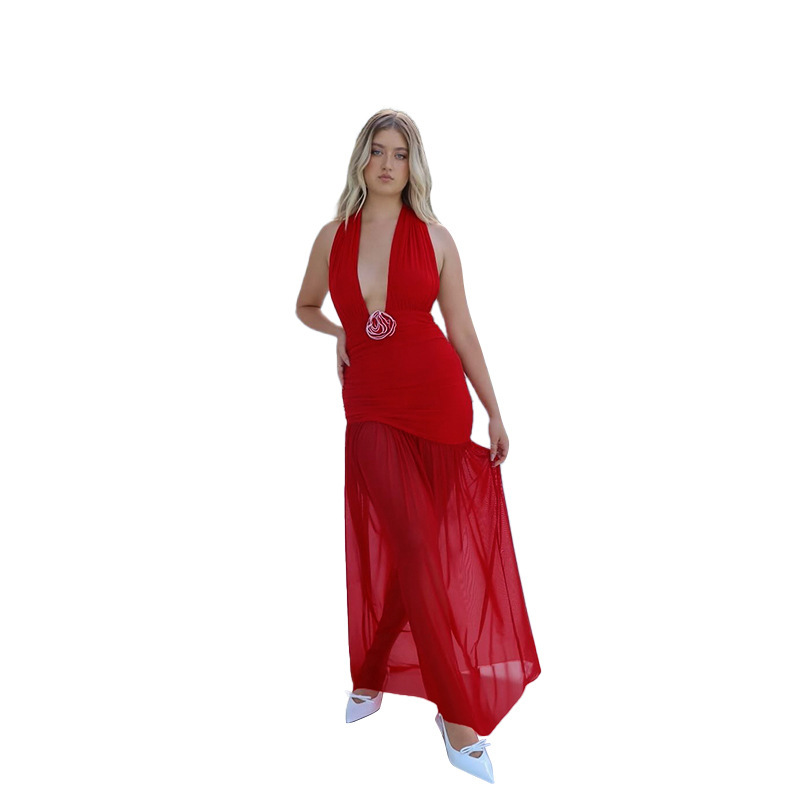 Contour Halter Dress
