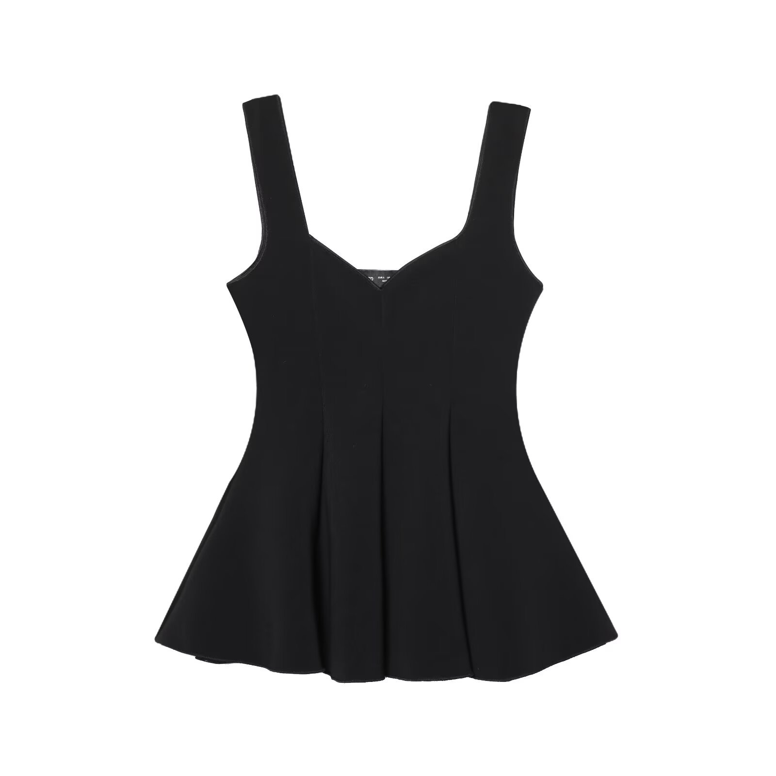 Solid Color Peplum Tank