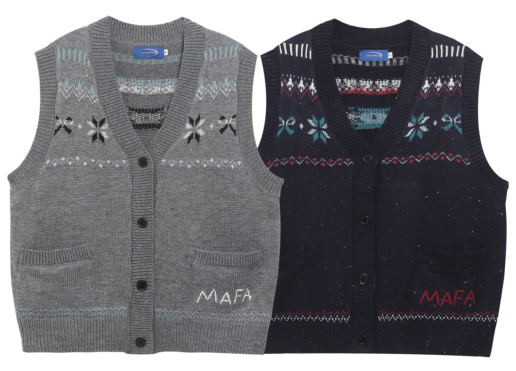 Universal Japanese Retro Patterned Acrylic Waistcoat