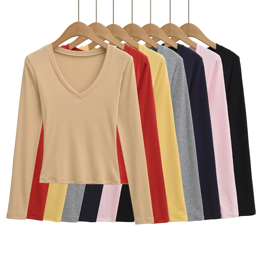 Plain Slim Fit Low Cut Wrist-Length Body Suit