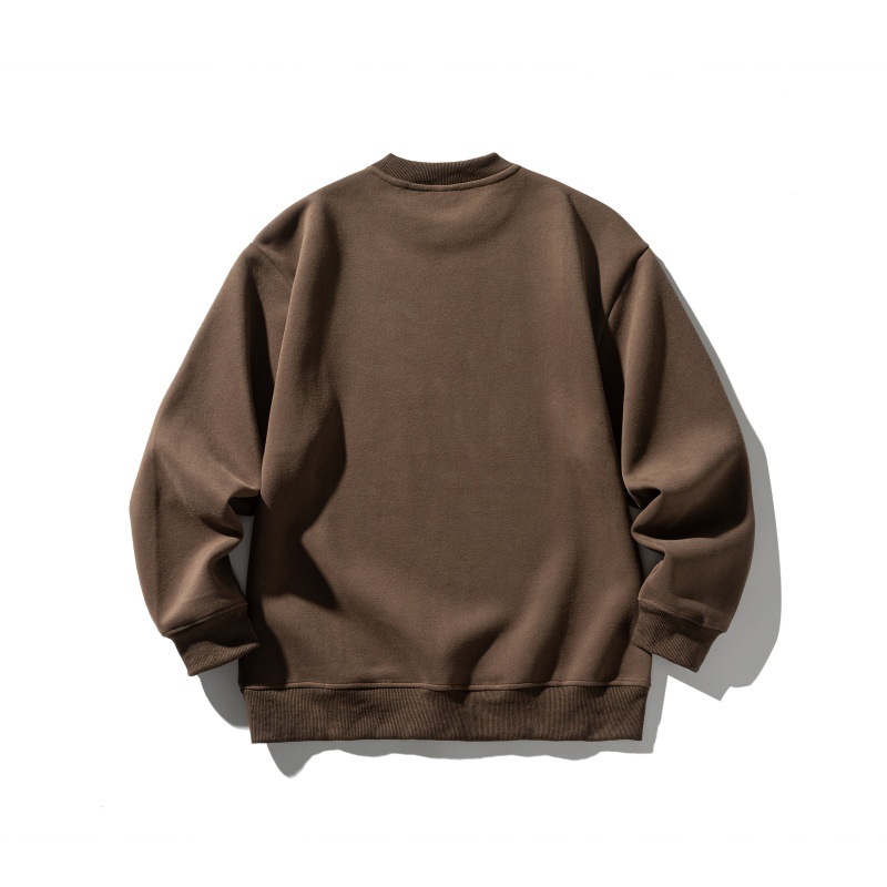 Man's Relaxed Cotton Letter Hoodie