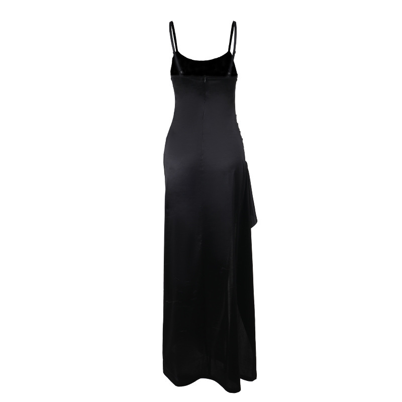 Illusion Split Shoulder Bodycon Utility Dress